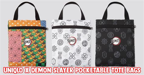 Check spelling or type a new query. UNIQLO x Demon Slayer Pocketable Tote Bags now available ...