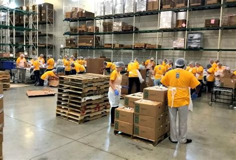 A mask or face covering over your nose and mouth is required for all volunteers for the duration of your volunteer activity. Transwestern Volunteers Repack 9 Tons Of Food For Greater ...