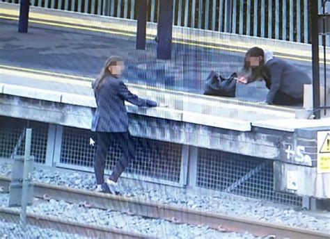 girls risk their lives to take selfies on tracks at railway station metro news