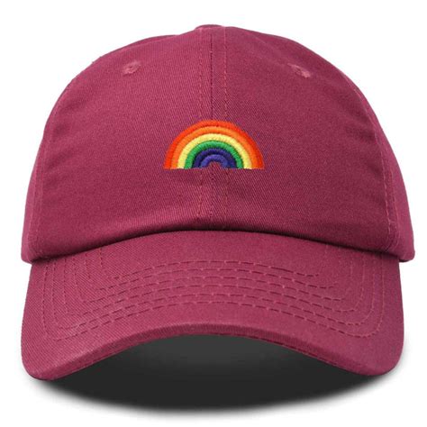 Dalix Rainbow Baseball Cap Womens Hats Cute Hat Soft Cotton Caps