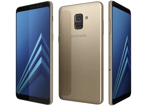With samsung pay, you can check out virtually anywhere you would use your credit card in a simple and secure way.* *samsung pay is only available in change how you share and make life more convenient with the samsung devices and services of phone+. 3D Samsung Galaxy A8 2018 Plus Gold | CGTrader