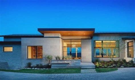 14 Cool Modern One Storey House Design Jhmrad