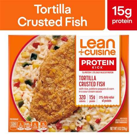 Lean Cuisine Tortilla Crusted Fish Meal 8 Oz Frozen Walmart Com