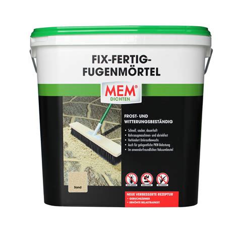 The first room is done. Fix-Fertig-Fugenmörtel | Verfugung von Pflastersteinen | MEM