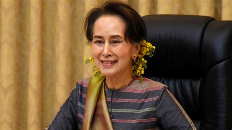 Burmese pro democracy leader and nobel peace prize winner. Aung San Suu Kyi turns to Facebook to get coronavirus ...