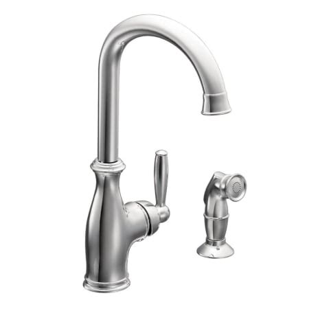Shop wayfair for all the best oil rubbed bronze kitchen faucets. Moen 7735 Chrome Single Handle Kitchen Faucet from the ...