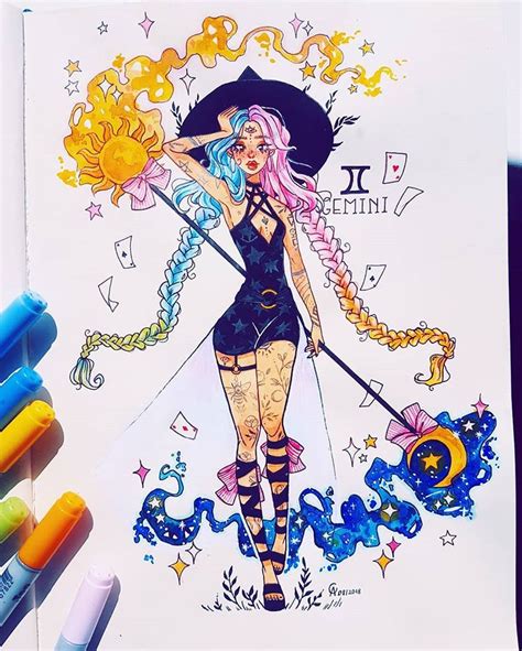 Chiiart ♊gemini♊ The Spellcaster I Actually Quite Like How This One