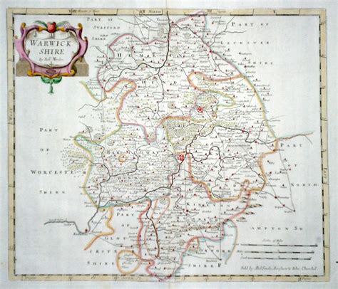 Antique Maps Of Warwickshire