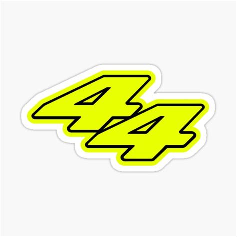 Lewis Hamilton 44 Yellow Diagonal F1 2022 Sticker For Sale By