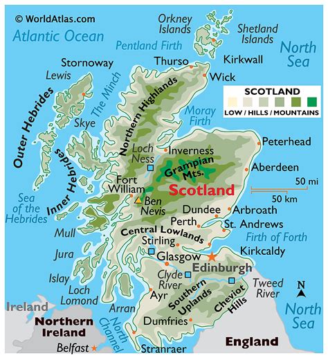 Scotland Maps And Facts World Atlas