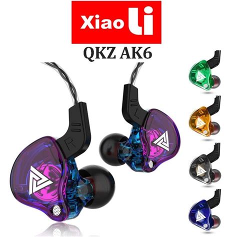 Qkz Ak6 High Fidelity Wire Universal 35mm Sports In Ear Hifi Sound