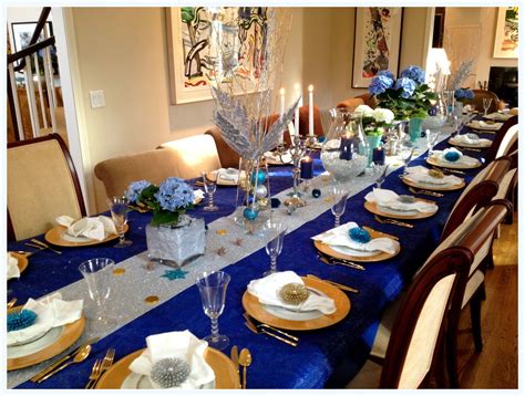 Coral and peach galentine's party at festoon la | wedding & party ideas. blue and silver decorating | Blue and Gold Party ...