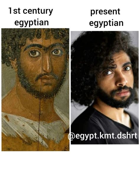 Two Different Pictures Of The Same Man In Ancient Egypt