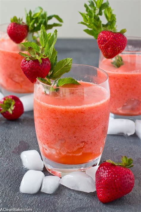 Frozen Strawberry Lemonade Gluten Free Sugar Free Paleo And Vegan