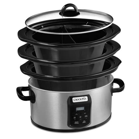 Slow cookers & multi cookers. Crock-Pot® Choose-A-Crock 2,4,6 Qt. Oval Programmable Slow ...