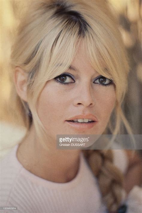 Brigitte Bardot French Actress In Rome Italy Hairstyles With
