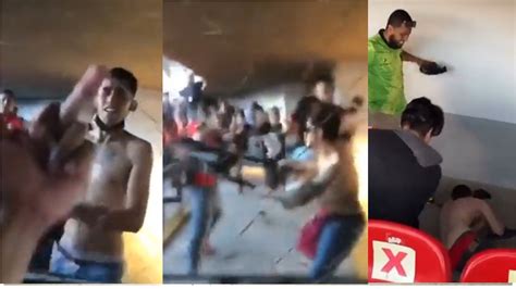 VIDEOS Batalla campal en el fútbol mexicano Pelea entre hinchas de