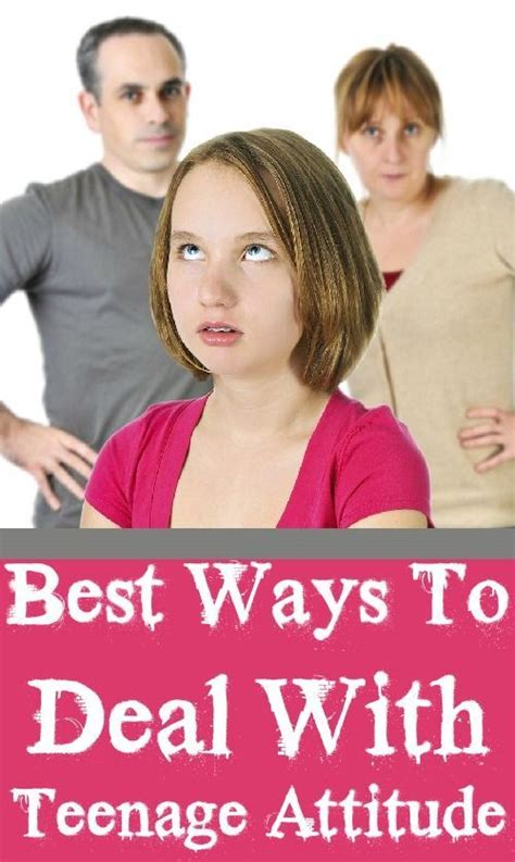 5 Tips On How To Deal With Teenage Attitude Teenage Attitude