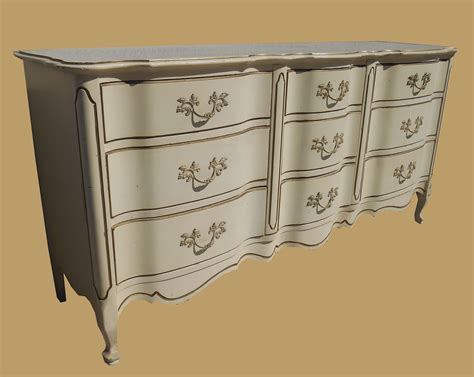 Uhuru Furniture And Collectibles French Provincial Triple Dresser