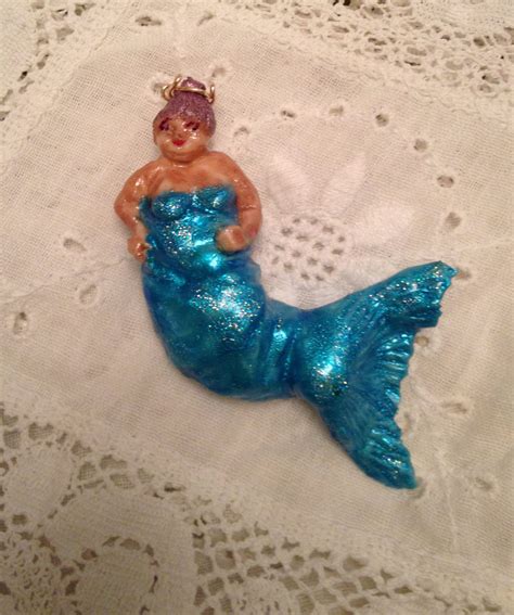 Chubby Mermaid Pin Or Magnet