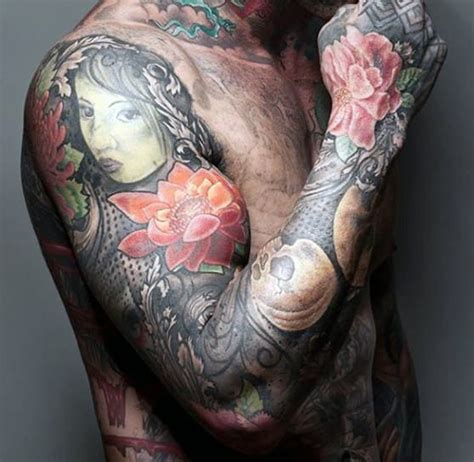 50 Flower Tattoos For Men - A Bloom Of Manly Design Ideas