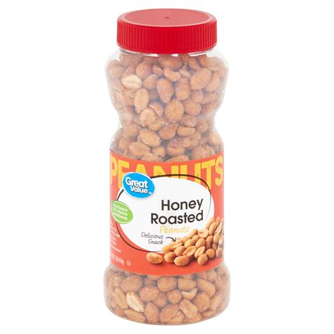 Great Value Honey Roasted Peanuts 16 Oz