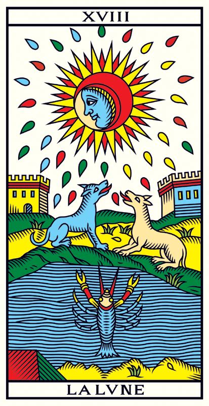 La Lune Dans Le Tarot De Marseille Esteban Frederic