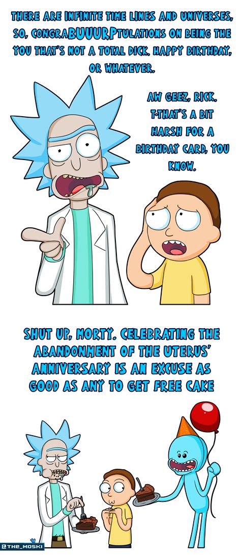 Printable Rick And Morty Birthday Card Printable Word Searches