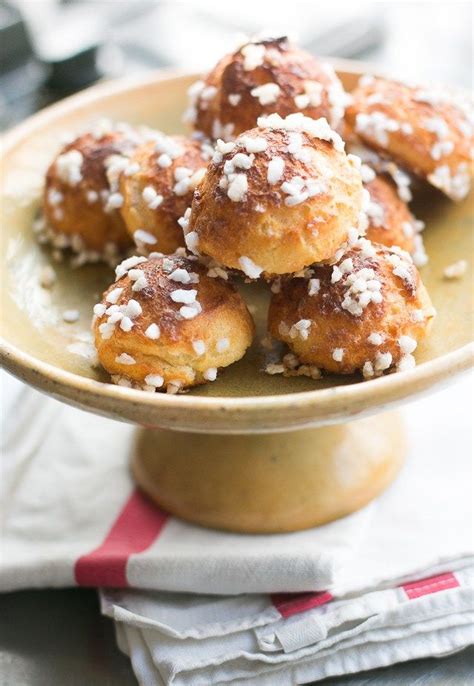 chouquettes french cream puffs topped with crunchy sugar recipe cream puff recipe french