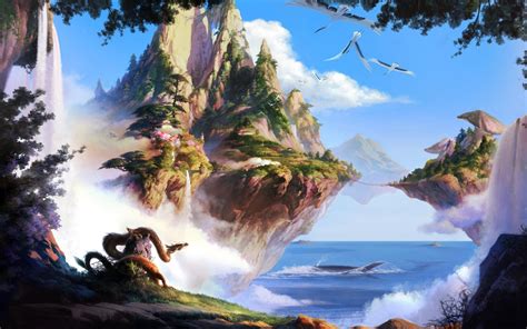 Anime Island Wallpapers Top Free Anime Island Backgrounds WallpaperAccess