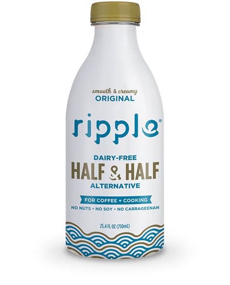 Once you're finished with your ripples, simply fill in our online form to print a free returns label and then pop your used devices in the post back to us. Original Plant-Based Half & Half | Ripple Foods