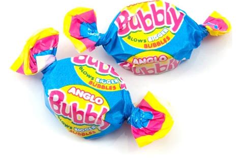 Anglo Bubbly Bubble Gum Retro Sweets Mixed Fruit Bubble Gum