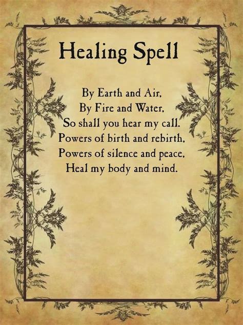 Witchcraft Spells For Beginners Healing Spells Magick Spells Real