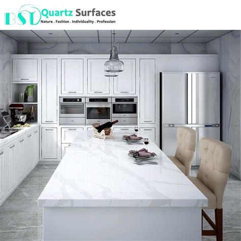 If you're looking for something that is a bit more chic, light grey quartz countertops might just do the trick. China Light Grey Veins Calacatta White Quartz Stone for Decoration Wall - China Light Grey Veins ...