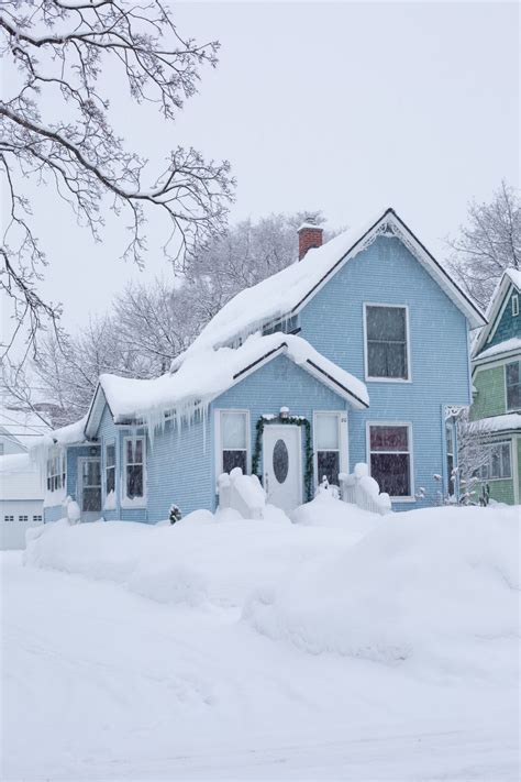 Free Images Snow House Home Urban Ice Cottage Weather Usa