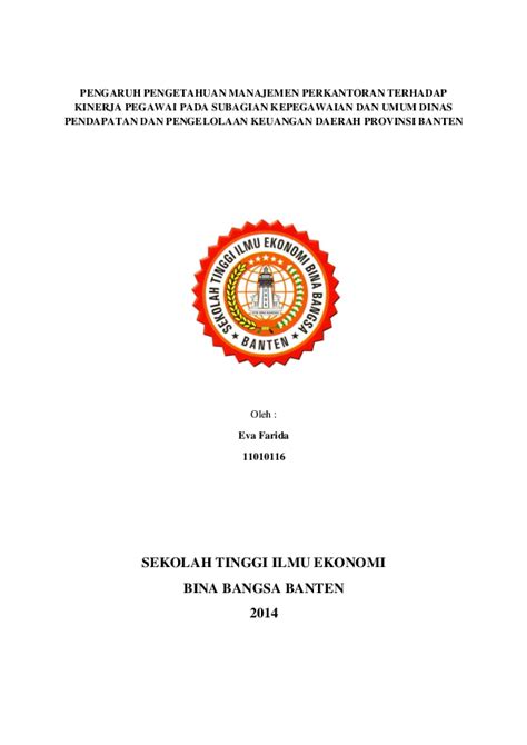 · mengikuti tata tertib di. (PDF) PENGARUH PENGETAHUAN MANAJEMEN PERKANTORAN TERHADAP ...