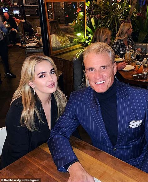 Dolph Lundgren 63 Steps Out For A Romantic Date Night With Fiancee