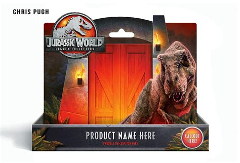Artstation Jurassic World Legacy Collection Toy Packaging Remix Personal Project