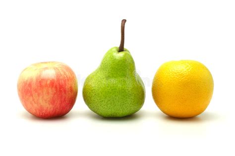 Apple Pear And Orange Stock Image Image Of Dessert 13749339