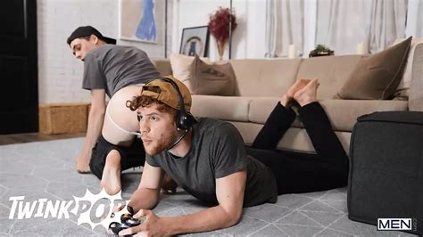Chris White Finally Stops Gaming When He Realises His Bf Troye Dean Was Having An Intense Orgasm