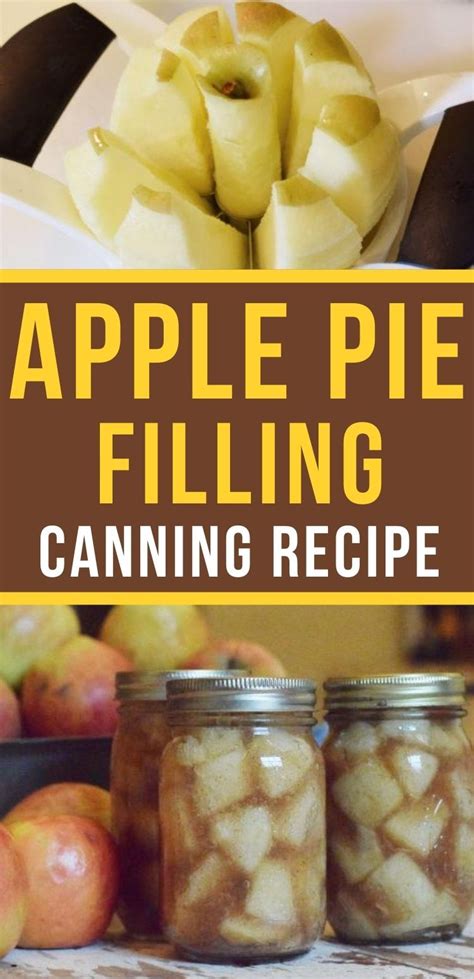 How To Make Apple Pie Filling For Canning Recipe Canning Recipes