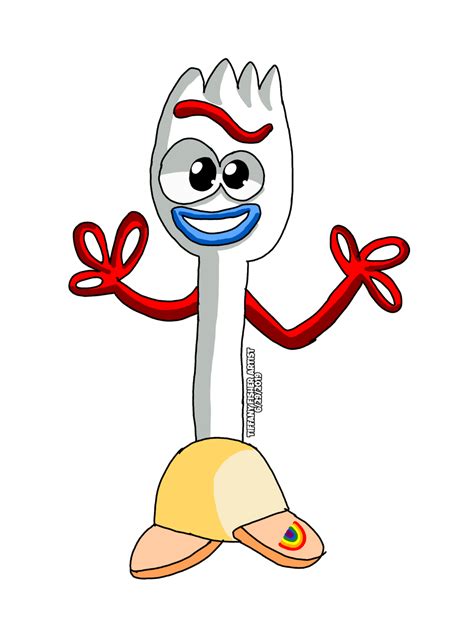 Forky Toy Story 4 By Angrybirdstiff On Deviantart