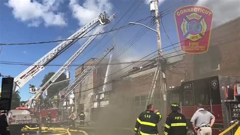 5th Alarm Port Chester Ny 465 Main Street Fire In A 3 Brick With