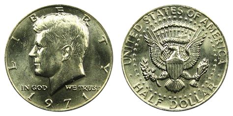 1971 Kennedy Half Dollars Clad Composition Value And Prices