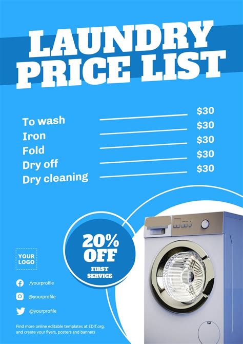 Price List Flyer Template Free