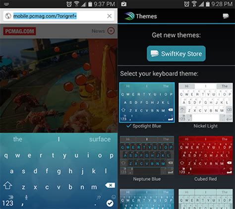 Swiftkey For Android Goes Free Launches Theme Store Pcmag