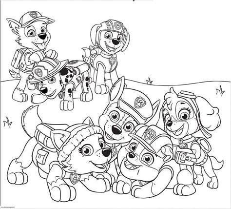PAW Patrol Coloring Pages | Colorear patrulla canina, Dibujos animados