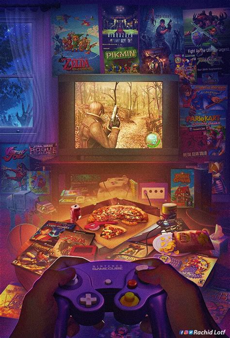 Nostalgia Meets Artistry In This Incredible Video Game Artwork Fondos