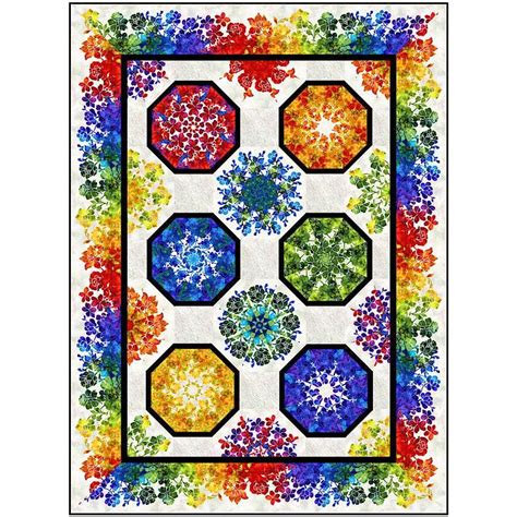 Sunshine Kaleidoscope Quilt Kit By Jason Yenter In The Beginning