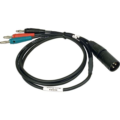 Remote Audio 3 Pin Xlr To 3 X Banana Plug Cable 4 Nagmobx Bandh